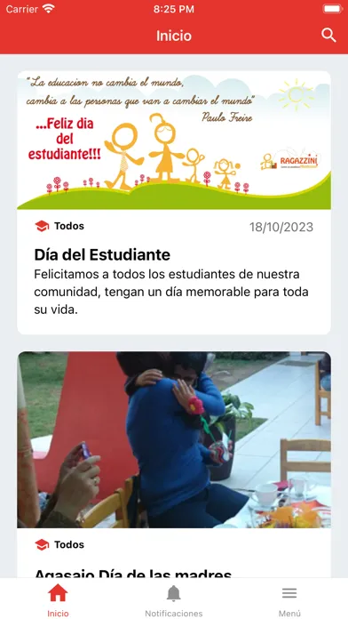 Zrzuty ekranu U.E. RAGAZZINI MONTESSORI