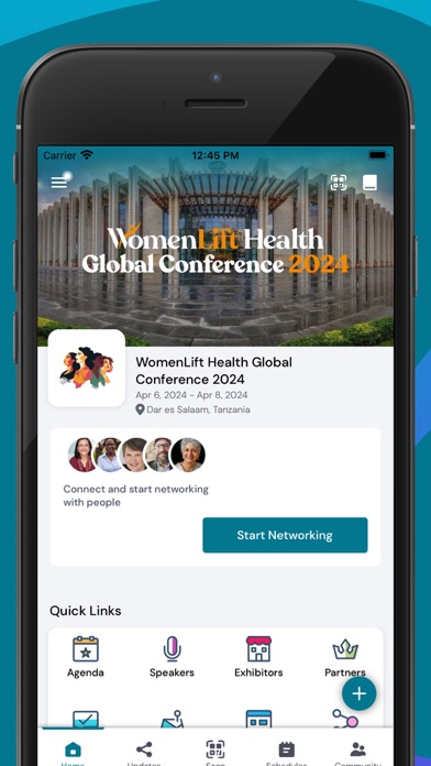 Screenshot di WomenLift Health Conference