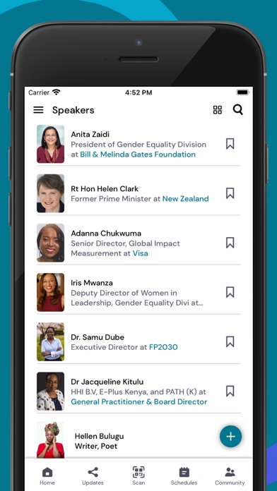 Screenshot di WomenLift Health Conference