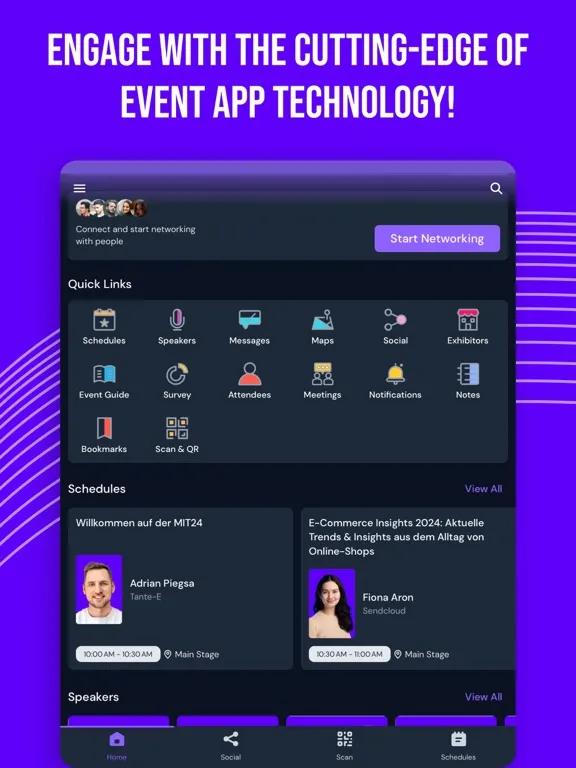 Capturas de pantalla de Merchant Inspiration Talks iPad 