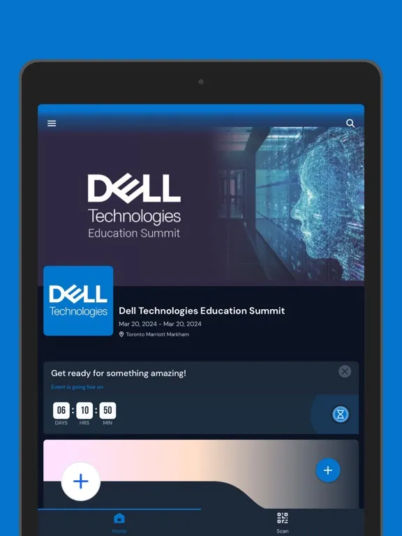 DT Events Canada iPad  स्क्रीनशॉट