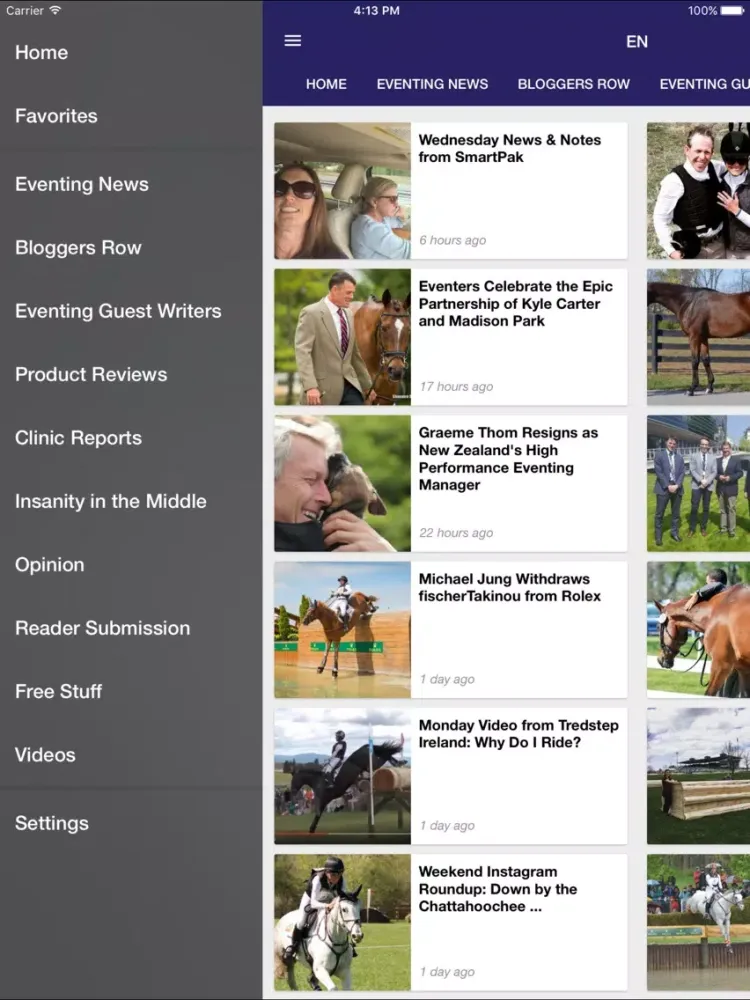 Eventing Nation iPad  স্ক্রিনশট