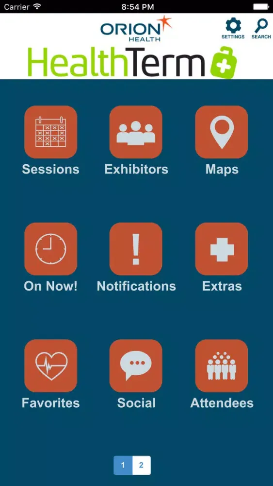 Orion Health Ekran Görüntüleri