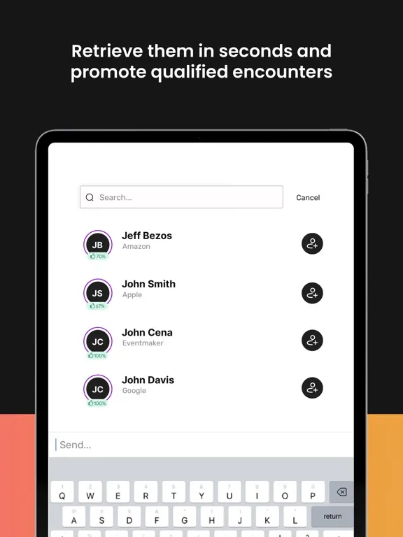 Eventmaker KeepTrack iPad  سکرین شاٹس