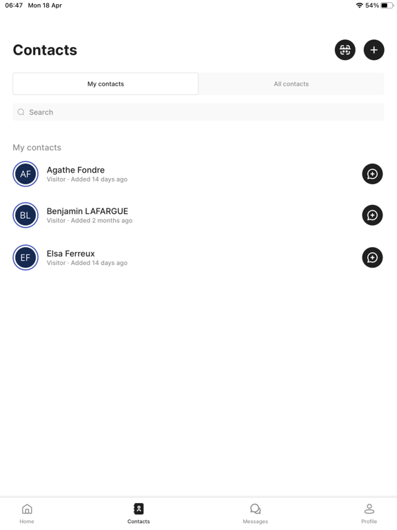 Screenshot di UFI Events App iPad 