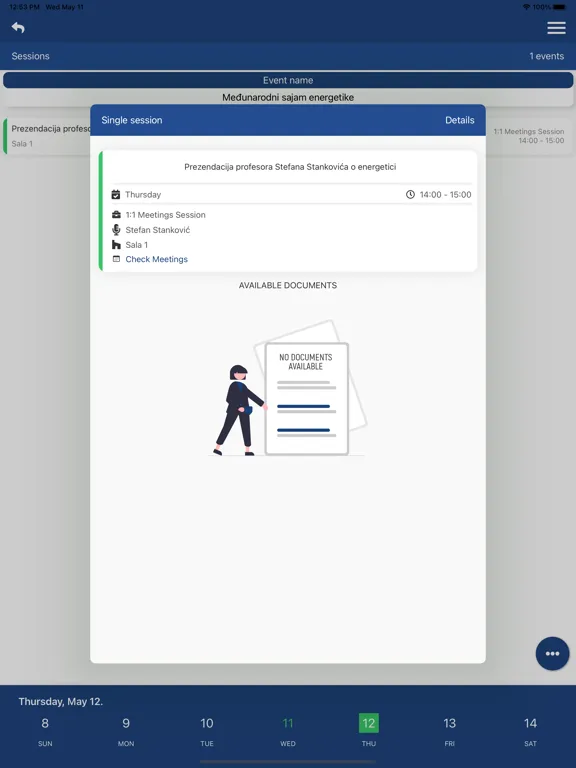 Capturas de tela do Market Access - WB6 CIF iPad 