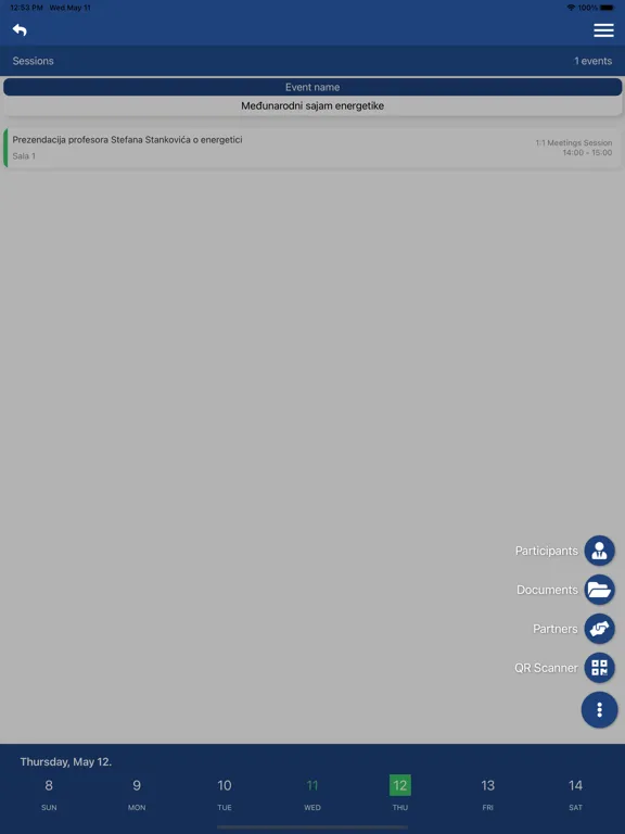 Capturas de tela do Market Access - WB6 CIF iPad 