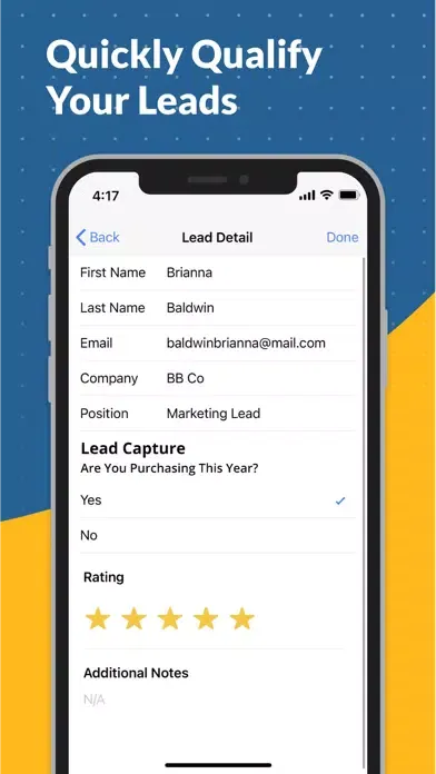 Lead Capture by EventMobi 스크린샷