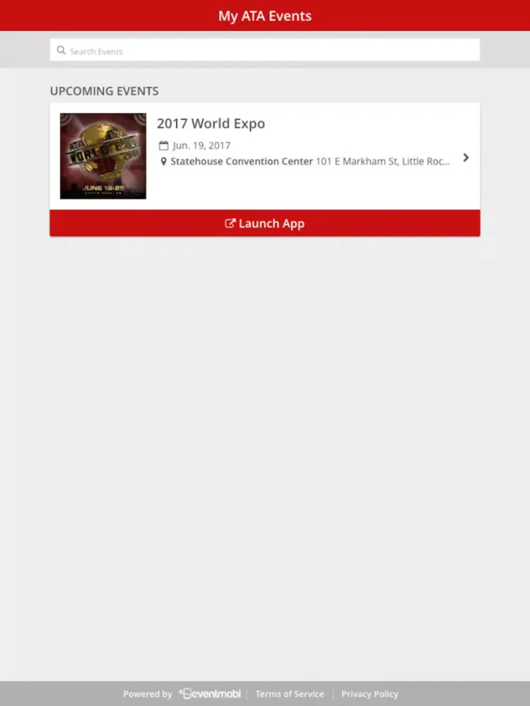 My ATA Events iPad 應用截圖