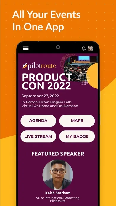 Tangkapan layar Event App by EventMobi
