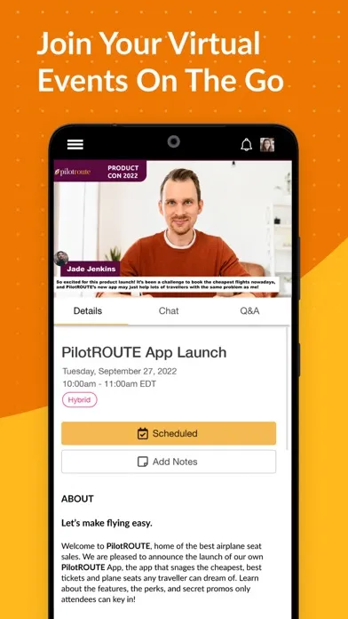 Tangkapan layar Event App by EventMobi