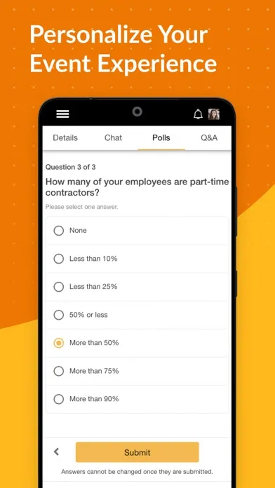 Tangkapan layar Event App by EventMobi