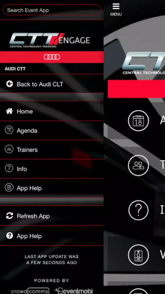 Audi CLT Events 스크린샷