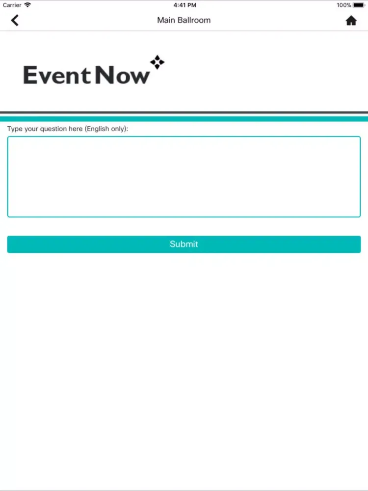 EventNow iPad  سکرین شاٹس