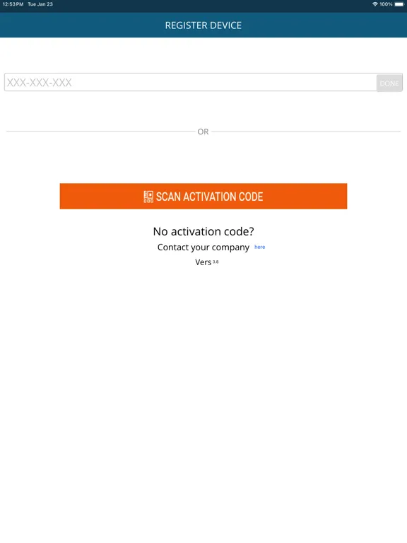 Capturas de tela do eP Scanner Managed iPad 
