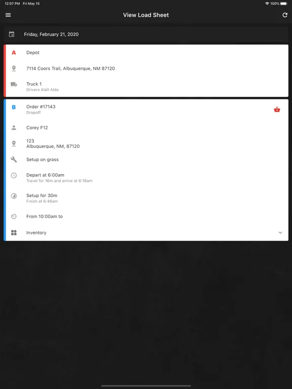 تصاویر redbox+ Driver App iPad 