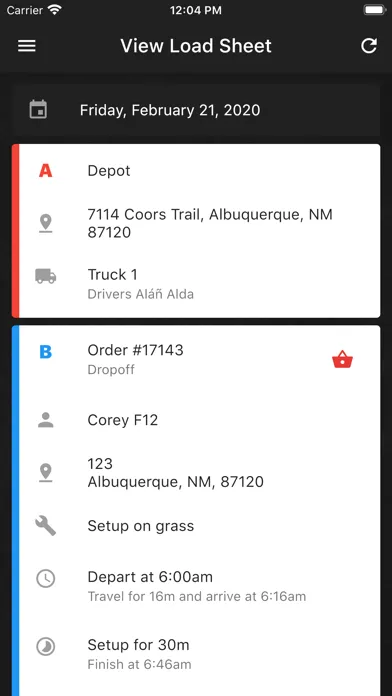 تصاویر redbox+ Driver App