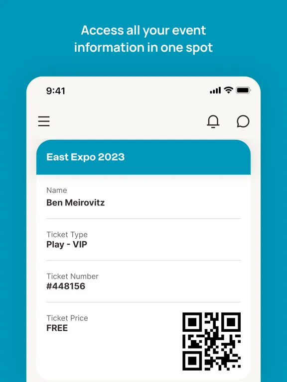 Hexagon Events iPad  स्क्रीनशॉट