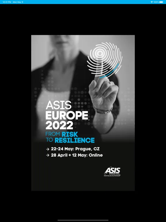 Capturas de pantalla de ASIS Europe 2022 iPad 