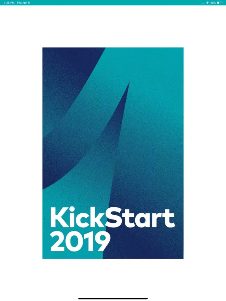 Ảnh chụp màn hình của KickStart 2019 RCS/M&P iPad 
