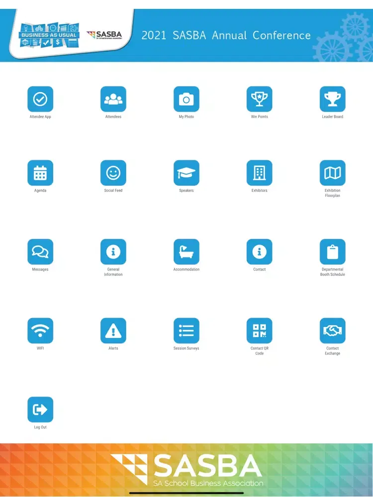 2021 SASBA Annual Conference iPad  Screenshots