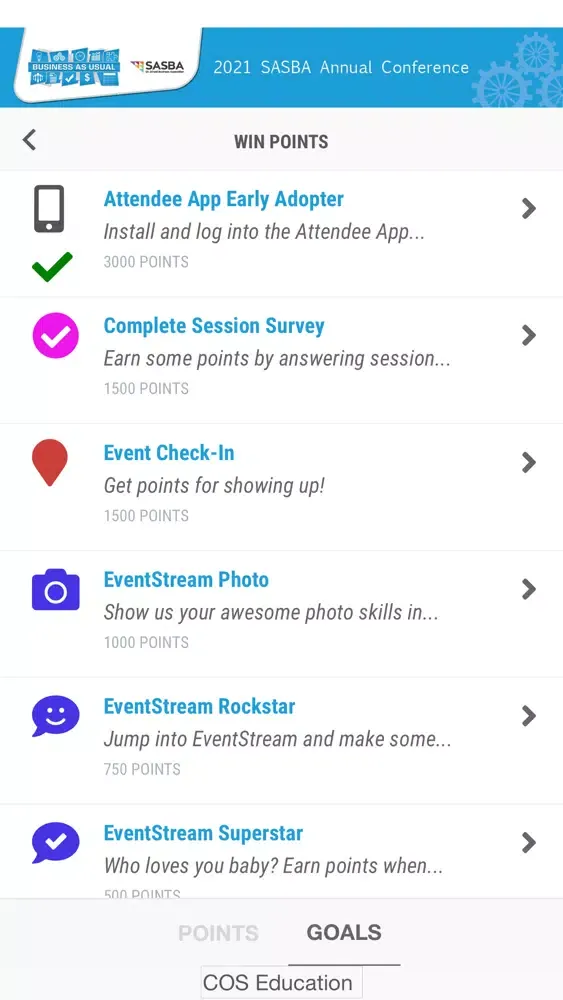 2021 SASBA Annual Conference Screenshots