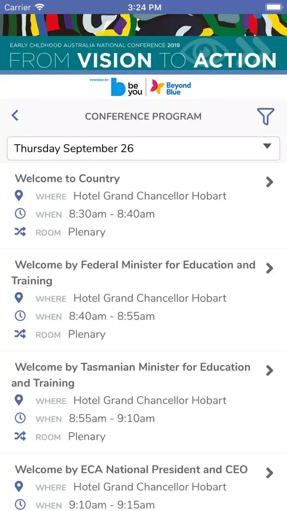 2019 ECA National Conference 스크린샷