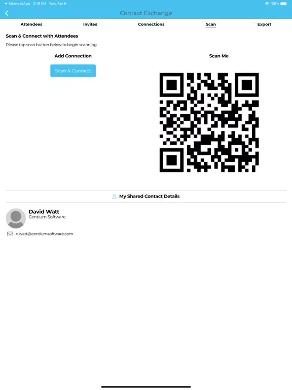 Foodies Events App iPad  스크린샷