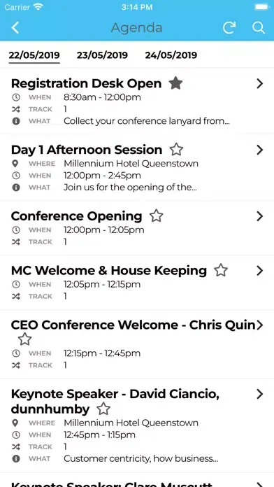 Foodies Events App 스크린샷