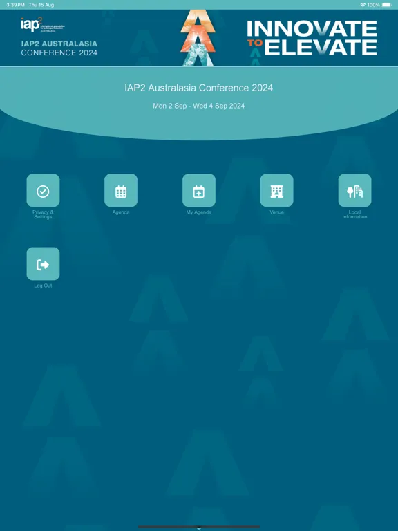 IAP2A Annual Conference 2024 iPad  স্ক্রিনশট