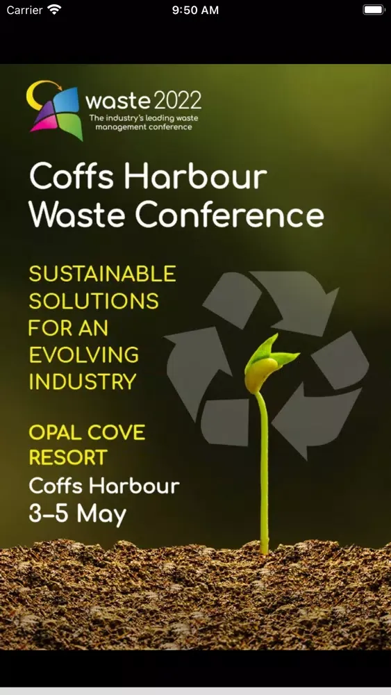 Ảnh chụp màn hình của Coffs Waste Conference 2022