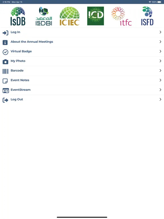 2024 IsDB Group AMs iPad 应用截图