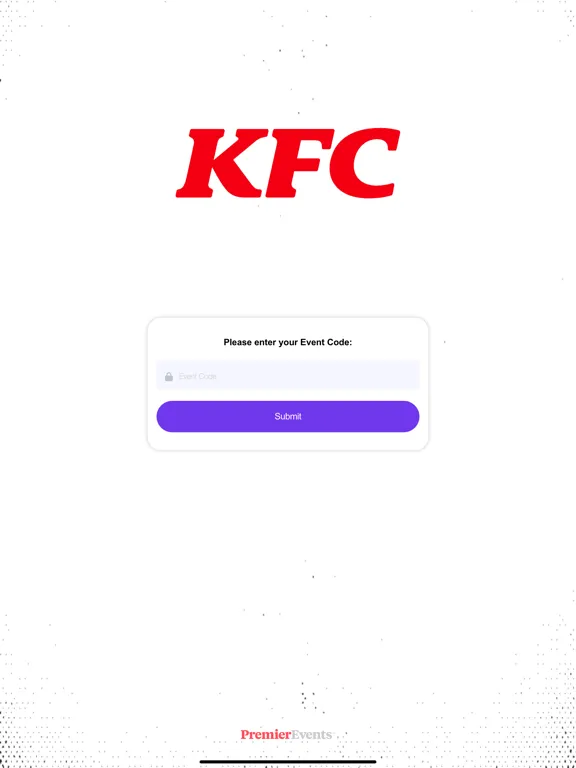 ภาพหน้าจอของ KFC Events iPad 