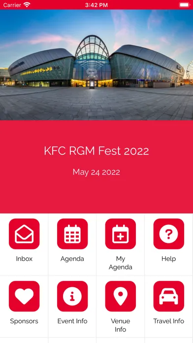 ภาพหน้าจอของ KFC Events
