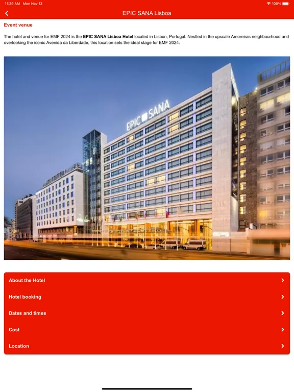 EMF 2024 iPad  Ekran Görüntüleri