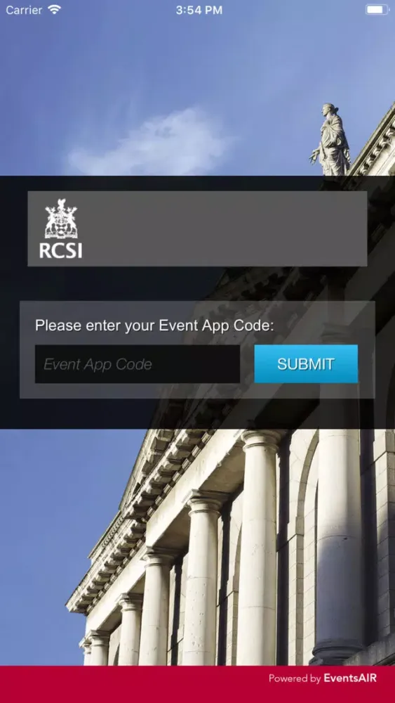 Captures d'écran de RCSI Events