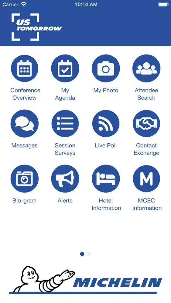 Zrzuty ekranu Michelin 2019 Conference