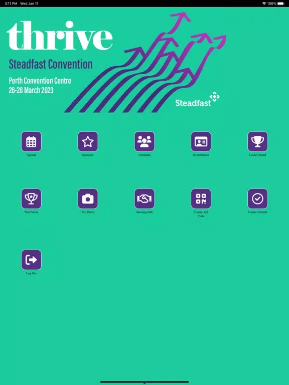 Zrzuty ekranu Steadfast Convention 2023 iPad 