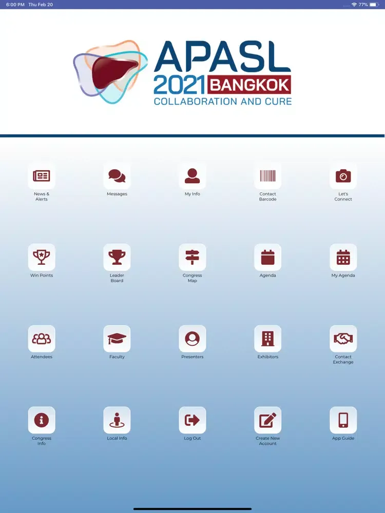 Capturas de pantalla de APASL 2021 BANGKOK iPad 
