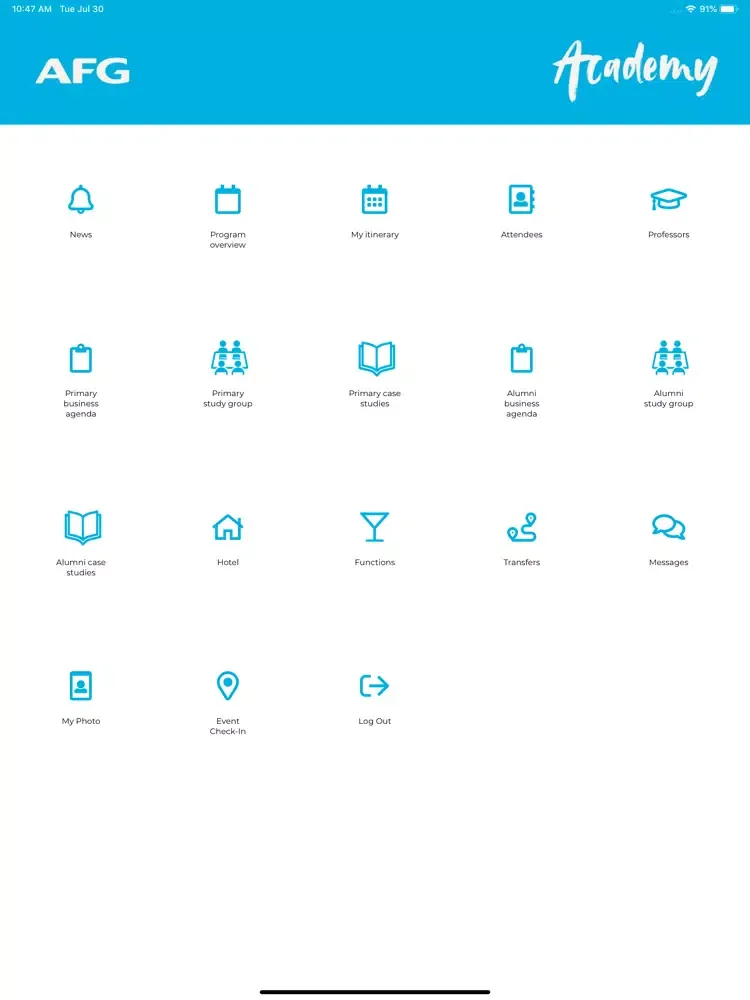 AFG Academy 2019 iPad  Screenshots