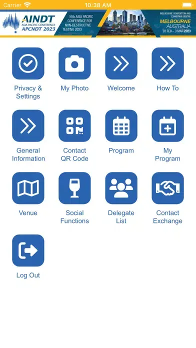 Скриншоты APCNDT2023 Attendee App
