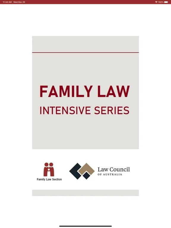 Family Law Intensive Series iPad  स्क्रीनशॉट