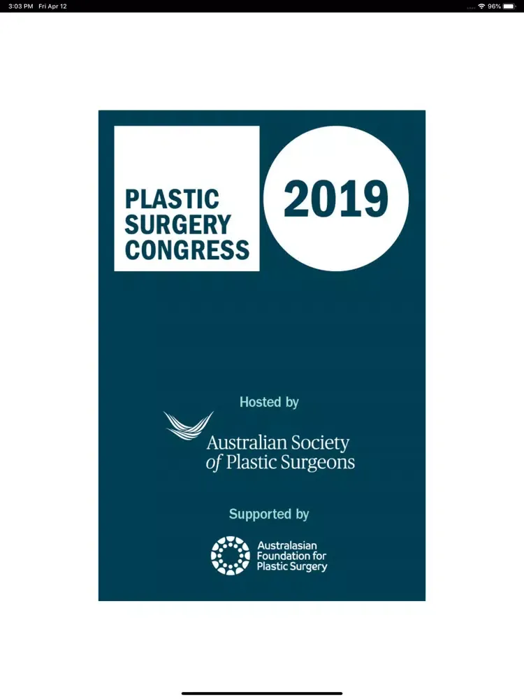 Plastic Surgery Congress 2019 iPad 应用截图