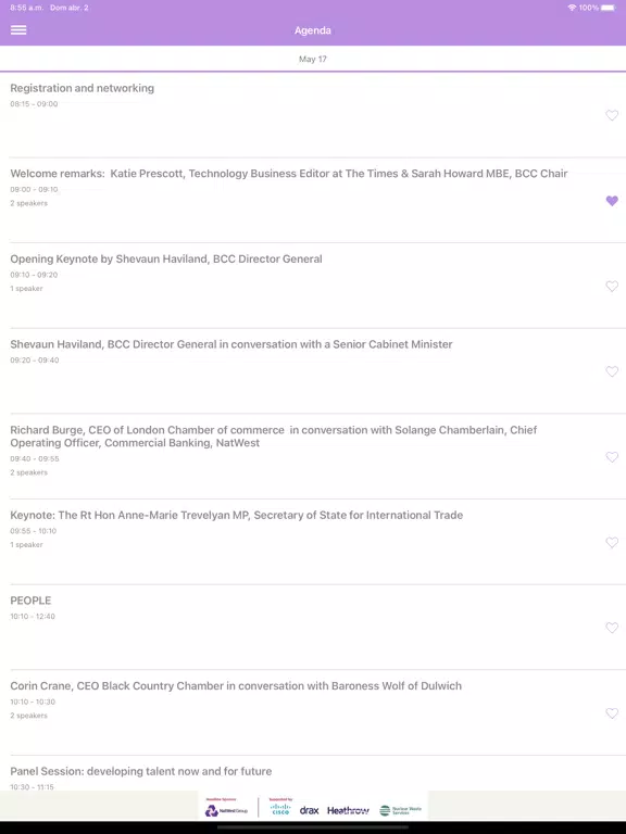 Screenshot di Global Annual Conference 2023 iPad 