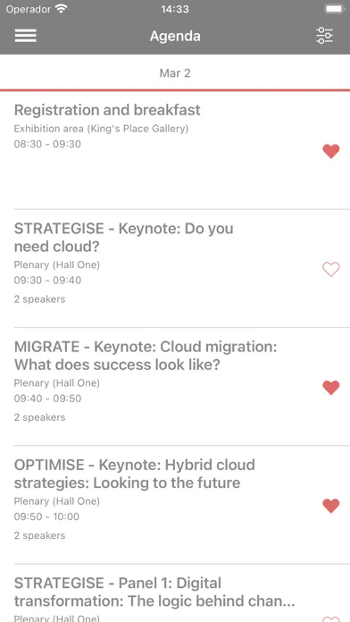 Captures d'écran de Cloud Summit 2023