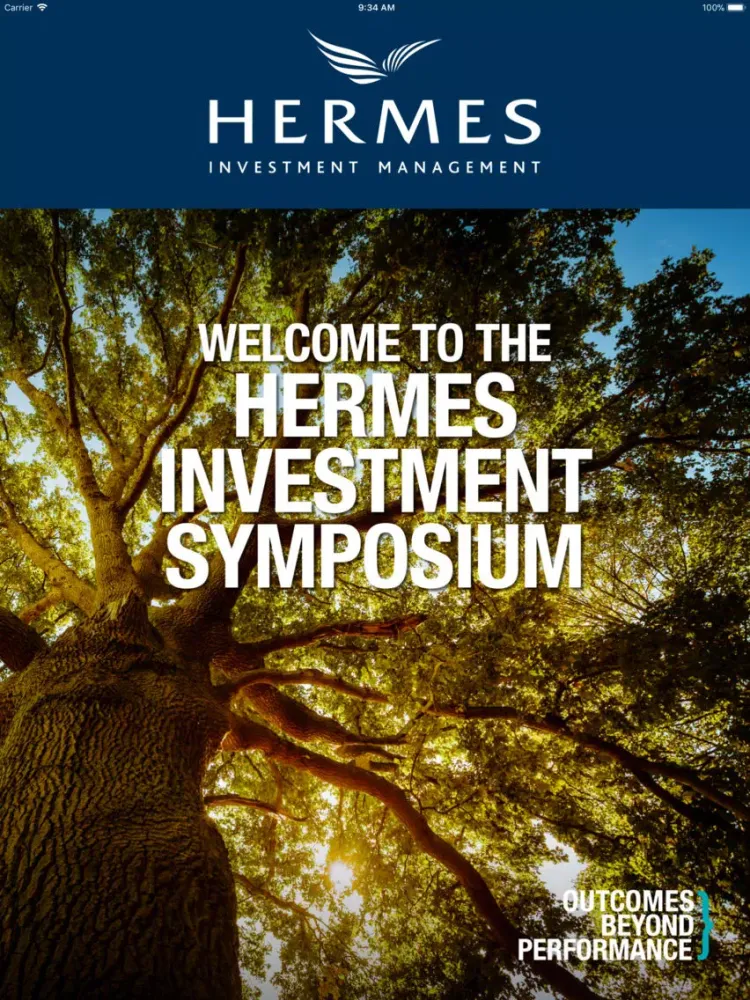 Capturas de pantalla de Hermes Investment Symposium iPad 