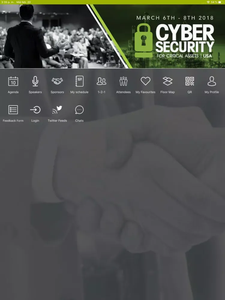 Zrzuty ekranu Qatalyst Global Event App iPad 