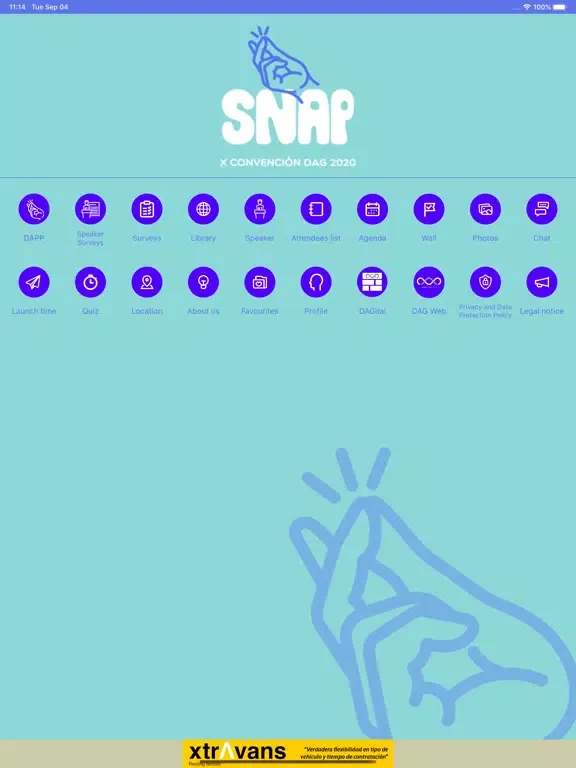 X DAG Convention - SNAP iPad  स्क्रीनशॉट