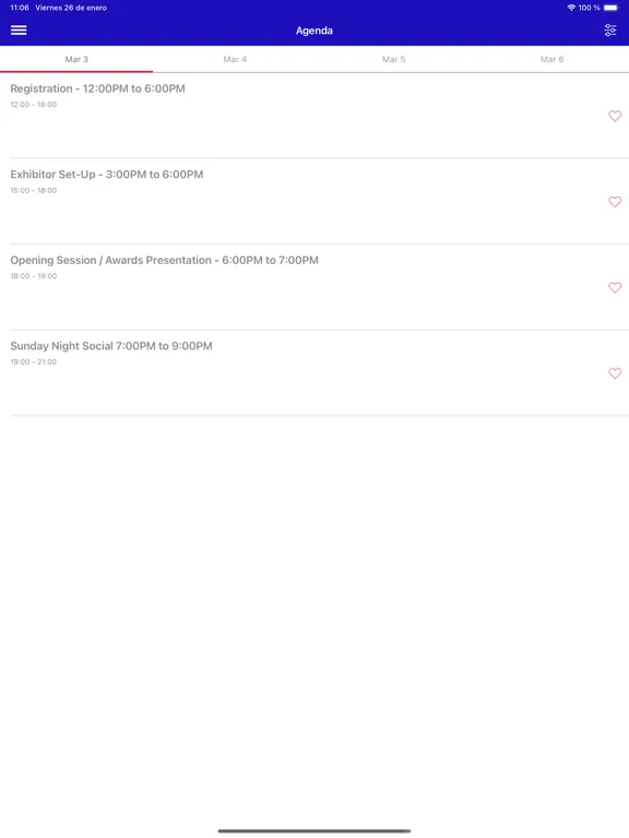 TPA 2024 Conferences iPad  Screenshots