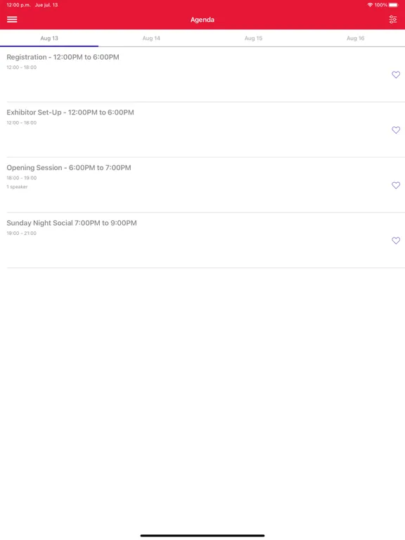 2023 Legislative Conference iPad  Screenshots
